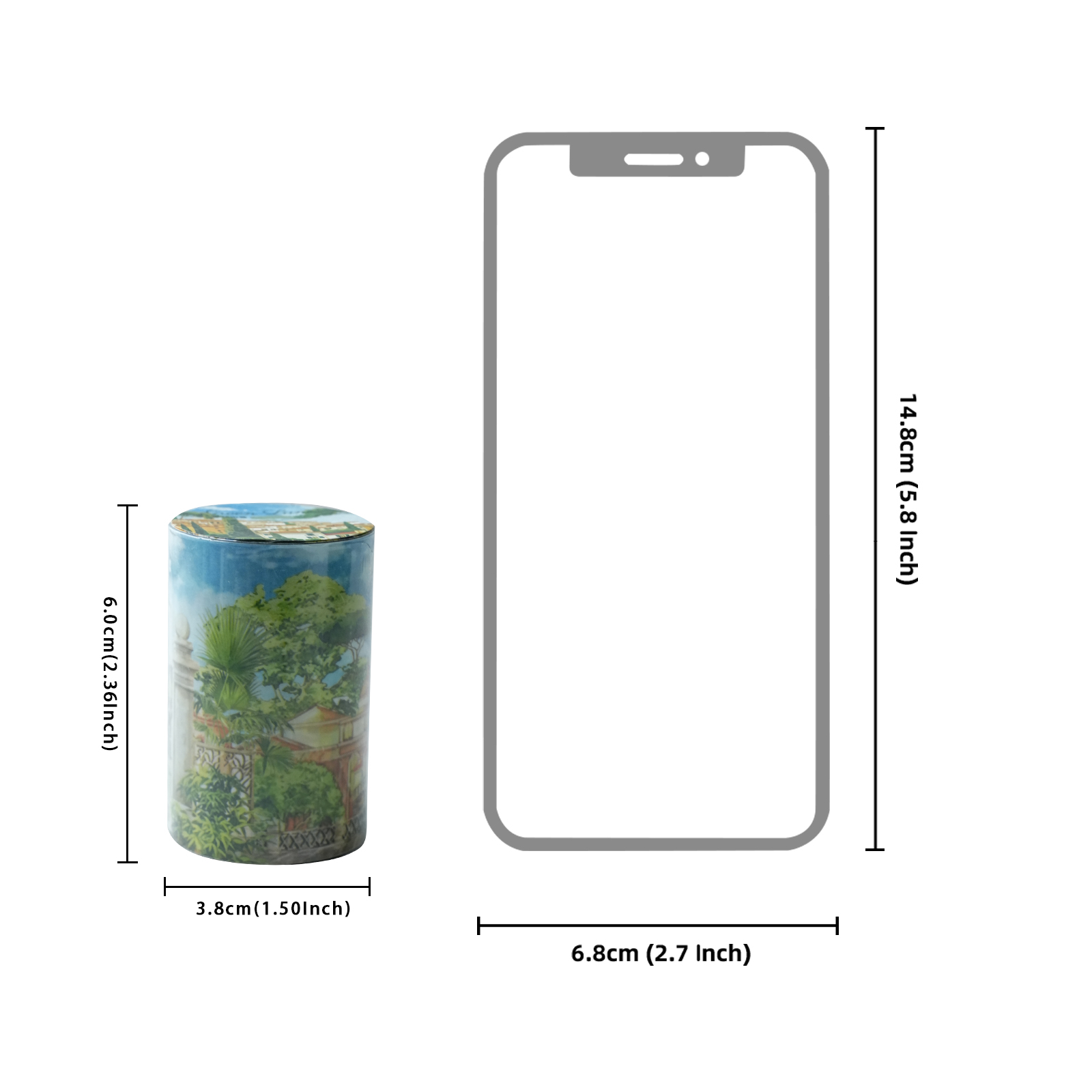 Etori Life 60mm*2m Healing Sun - Korean Lifestyle Aesthetic 评论和价格