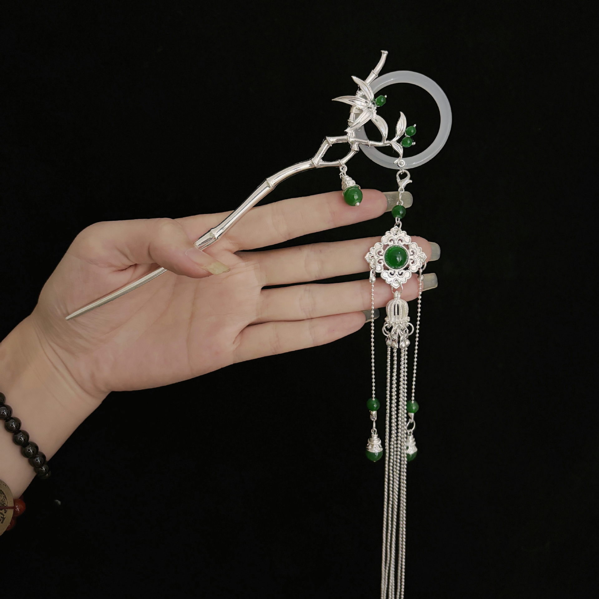 Chinese Style Hair Stick Bambo - Hanbok Hair Pin 评论和价格