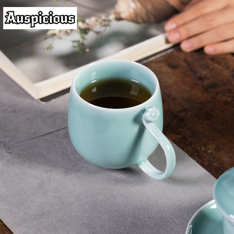400ml Azure Longquan Celadon F - Celadon Ceramic Cup 评论和价格