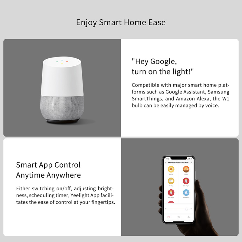 Yeelight GU10 W1 WiFi Smart LE - Yeelight Light Smart Bulb 评论和价格